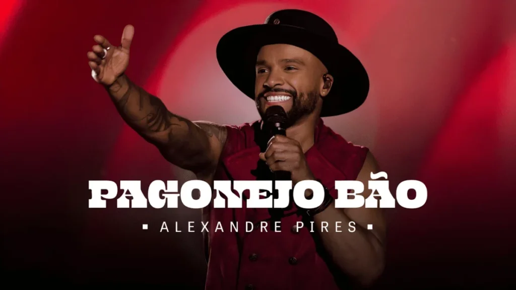 Alexandre Pires se apresentando na turnê Pagonejo Bão