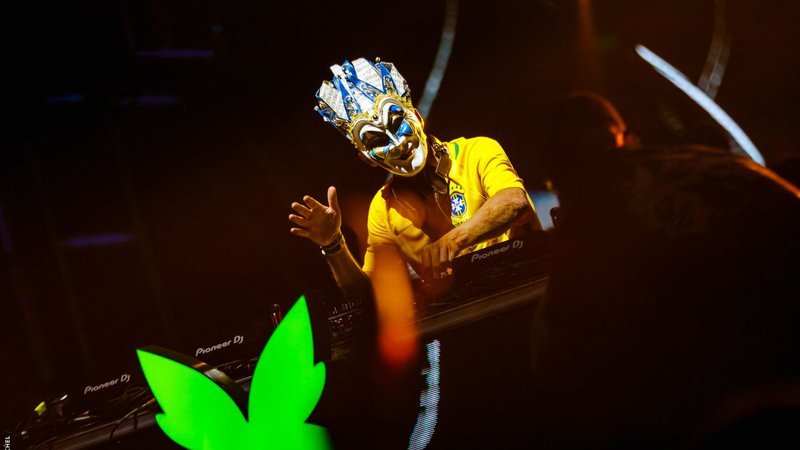 Boris Brejcha se apresentando no Greenvalley, um dos melhores clubes do mundo em Camboriú, SC