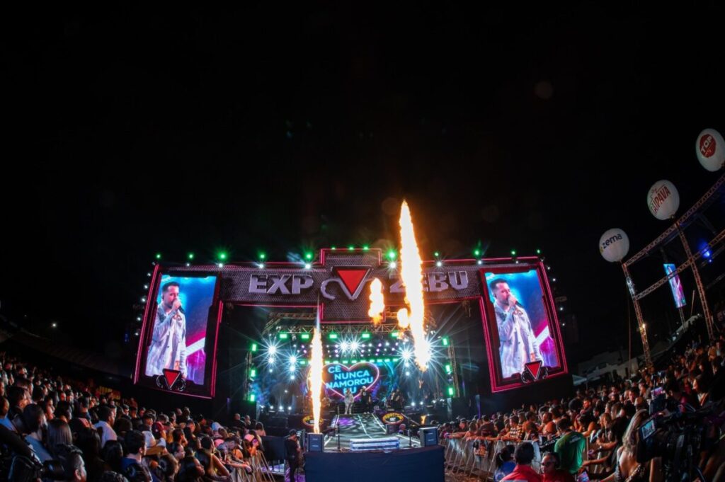 Cartaz do Expozebu Rodeo Show 2026 com informações sobre datas e atrações