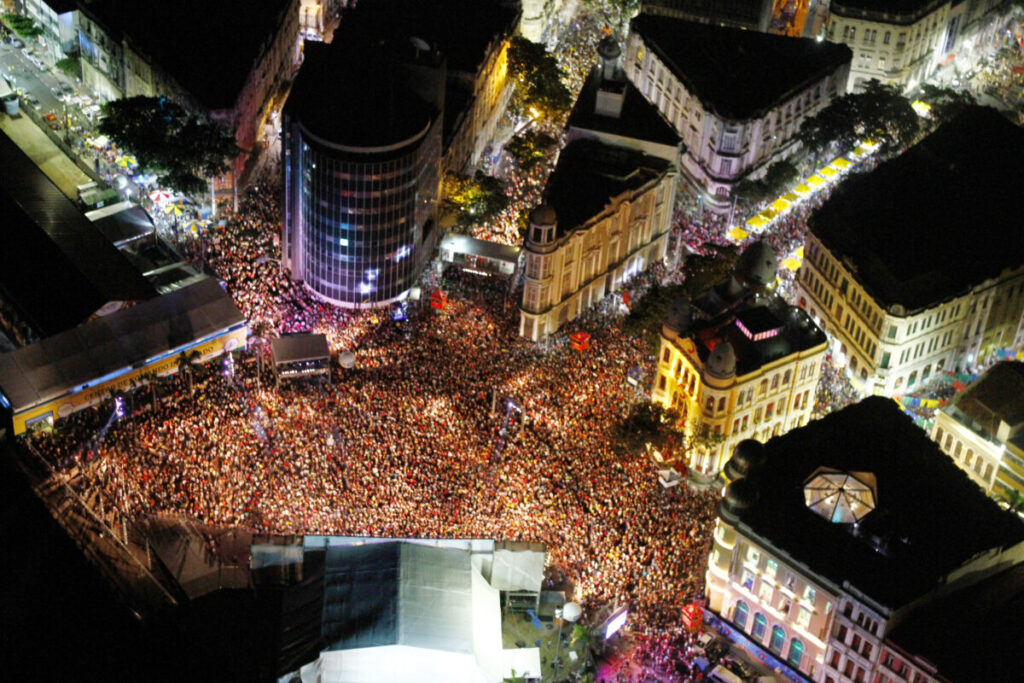 Show com grande público no evento O Maior Show do Mundo no Recife