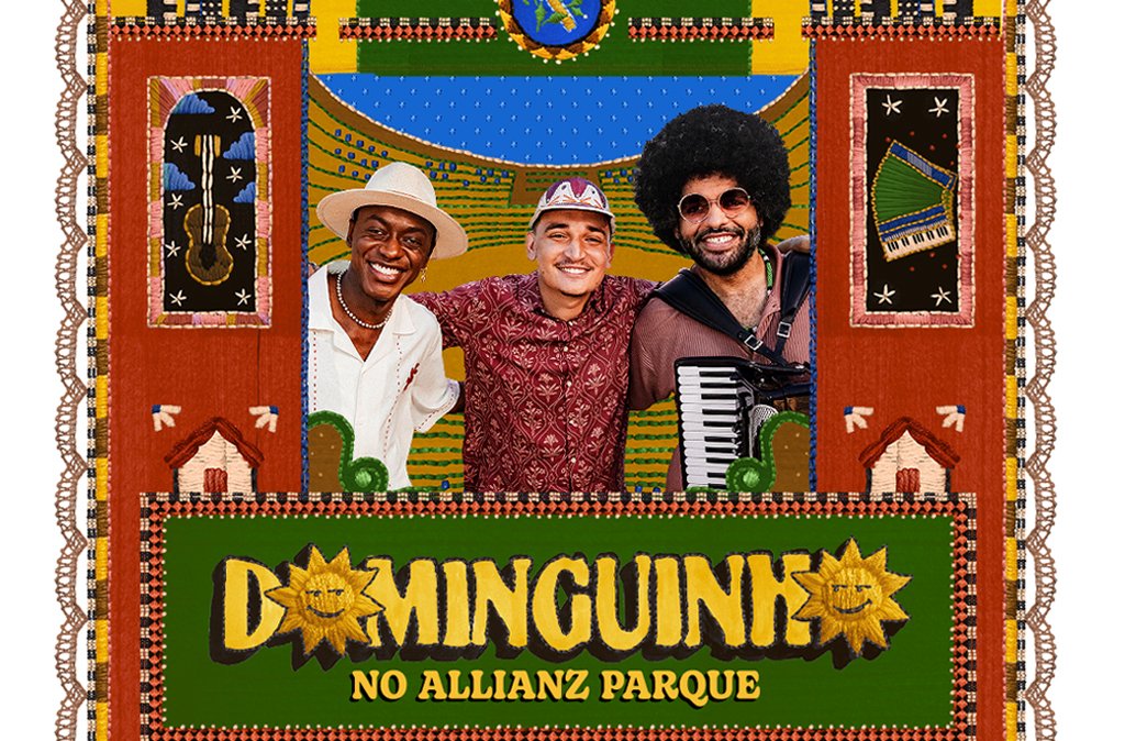 Dominguinho se apresentando em um show ao vivo no Allianz Parque, em São Paulo.
