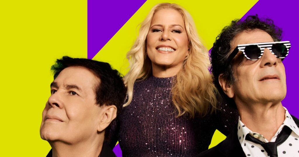 Kid Abelha na turnê 'Eu Tive Um Sonho', mostrando a banda em performance ao vivo