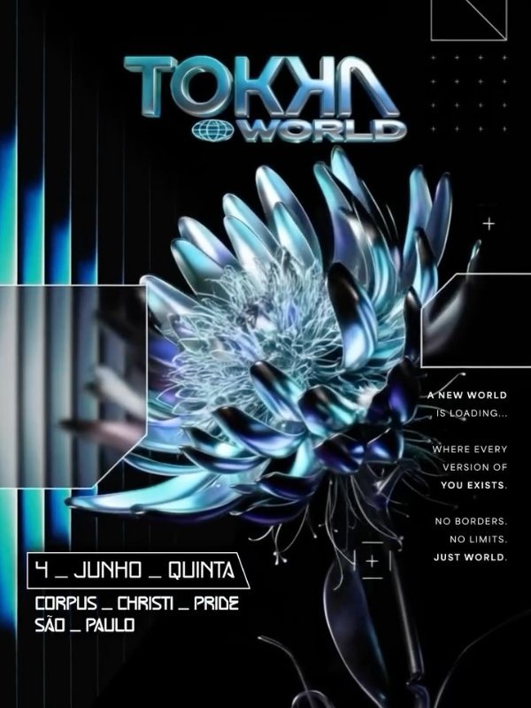 Pessoas se divertindo no Tokka World Festival em São Paulo, celebrando música e diversidade.