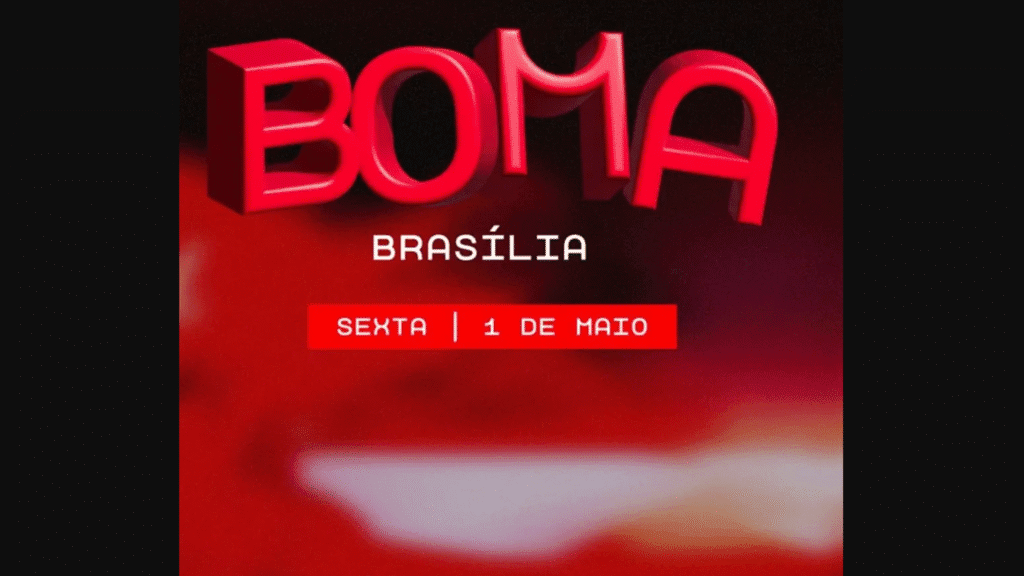 BOMA Brasília 2026 festival de música eletrônica com DJs renomados