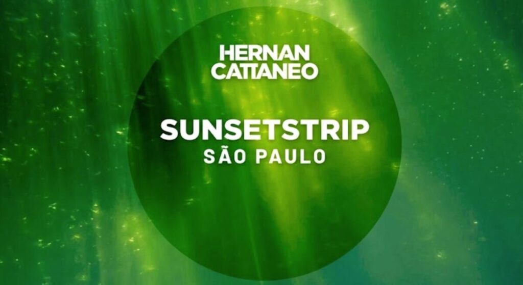 Hernán Cattáneo durante apresentação no Sunsetstrip São Paulo 2026