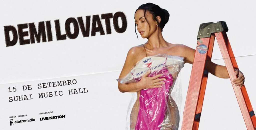 Demi Lovato se apresenta em São Paulo em 2026