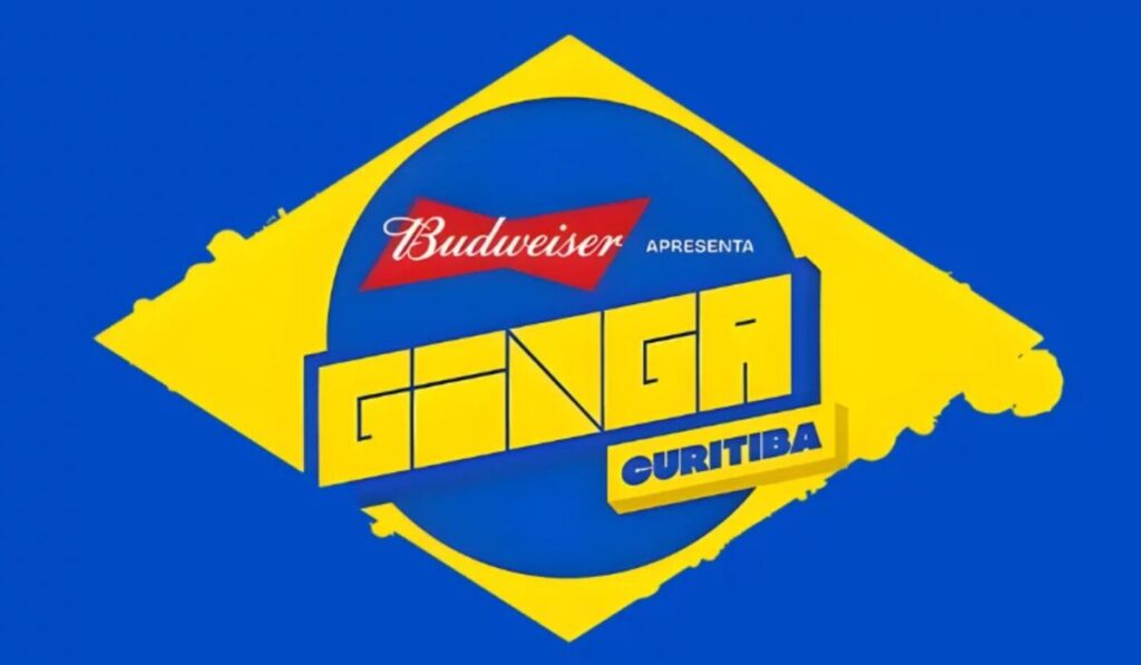 Festival Ginga 2026 em Curitiba com shows e telão para jogos da Copa do Mundo