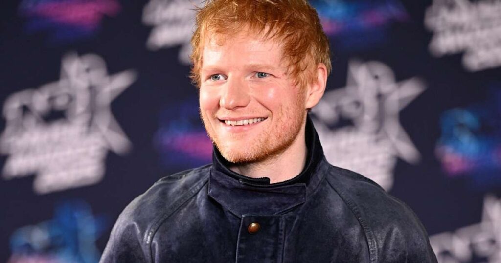 Ed Sheeran durante show na Loop Tour em São Paulo