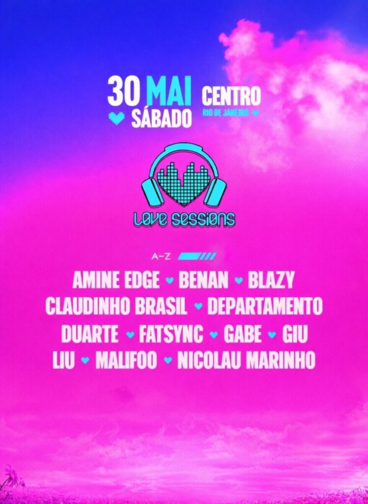 Ingressos para o Love Sessions Festival 2026 no Rio de Janeiro
