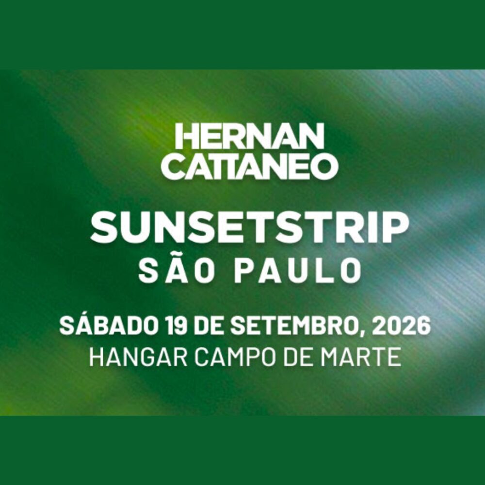 Hernán Cattáneo durante apresentação no Sunsetstrip São Paulo 2026
