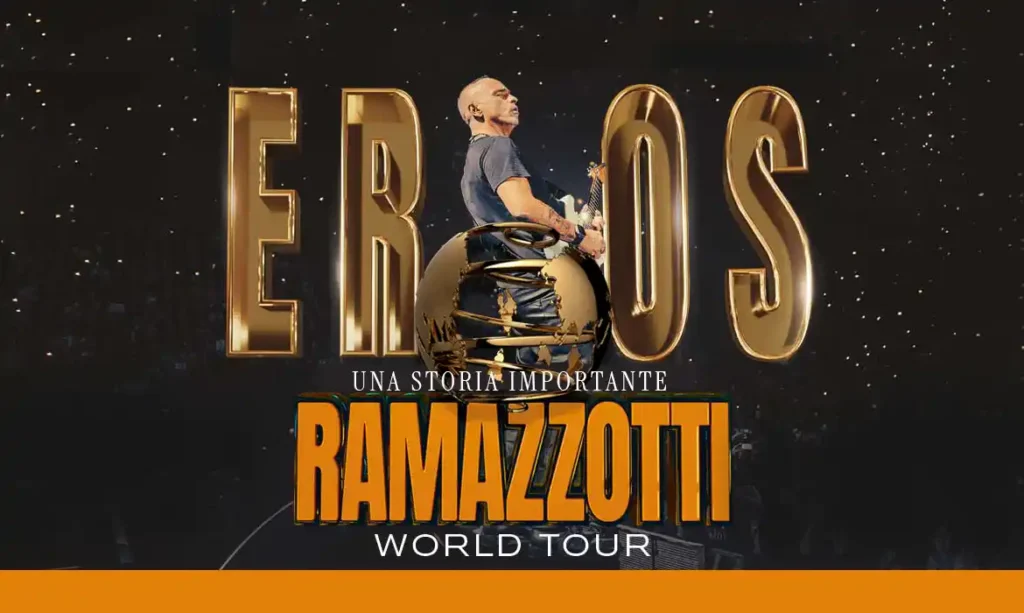Eros Ramazzotti durante show em São Paulo
