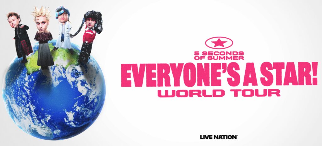 Show da banda 5 Seconds of Summer em São Paulo e Belo Horizonte em 2026