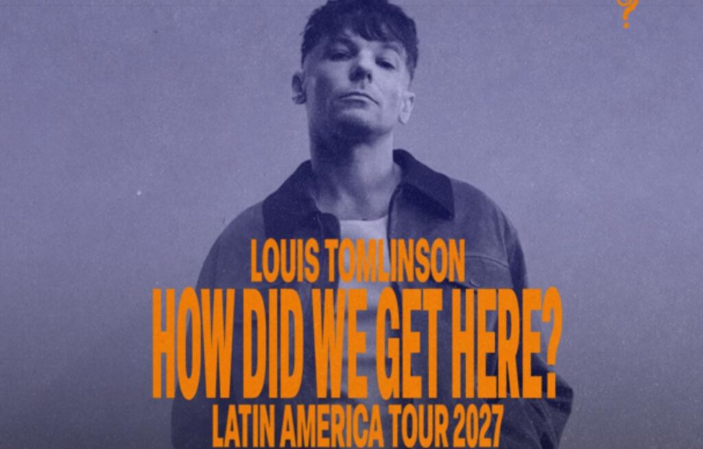 Louis Tomlinson se apresentando ao vivo no show em São Paulo em 2027