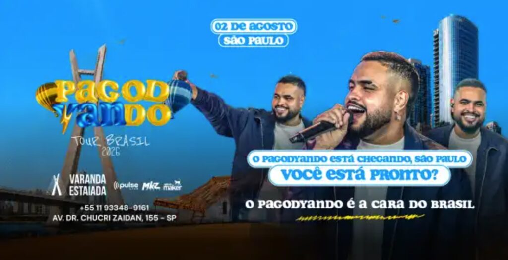 Evento Pagodyando com Yan em São Paulo