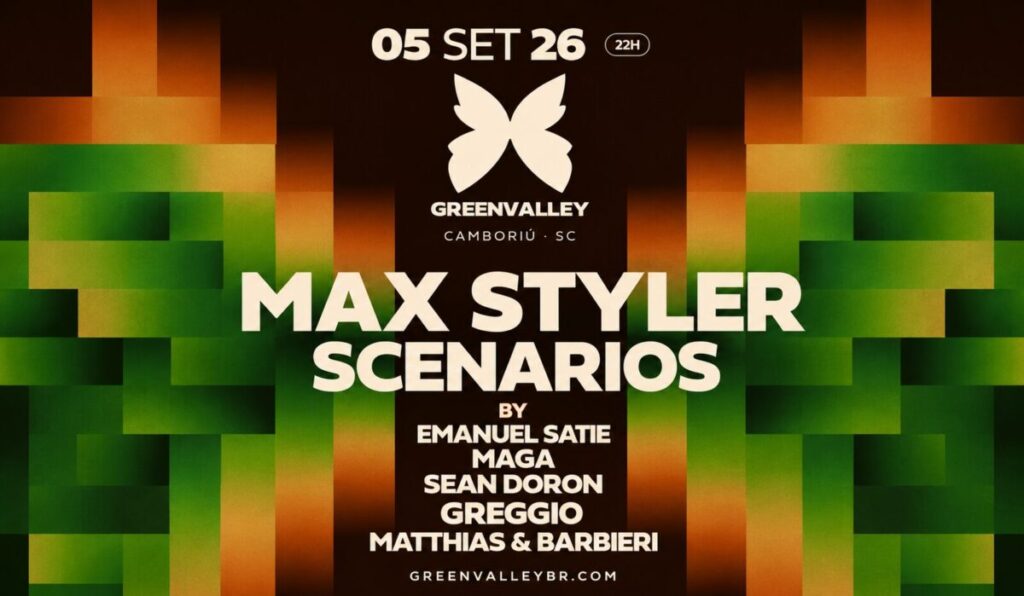 Max Styler e SCENARIOS se apresentam no Greenvalley