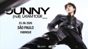 Show de JUNNY em São Paulo na turnê LATAM TOUR