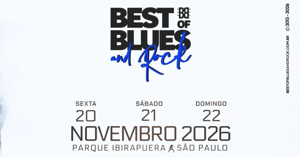 Festival Best of Blues and Rock no Parque Ibirapuera