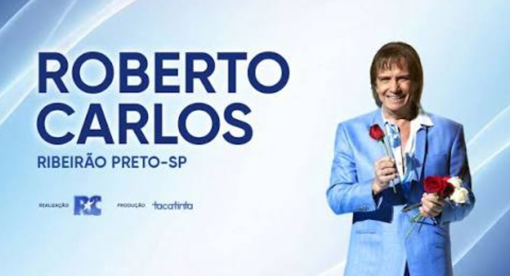 Roberto Carlos se apresentando ao vivo em Ribeirão Preto