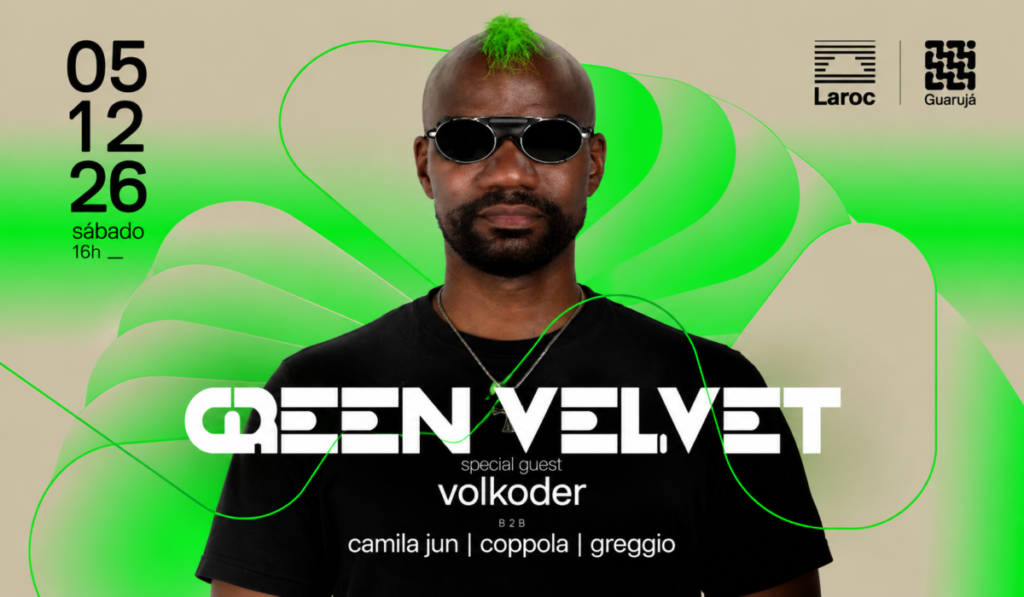 Green Velvet na Laroc Guarujá em 5 de dezembro de 2026