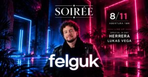 Felguk se apresentando no Motirô, em São Paulo, durante o evento Soirée