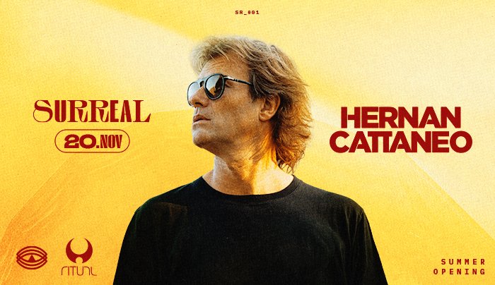Ingressos para o evento Hernan Cattaneo em Camboriú
