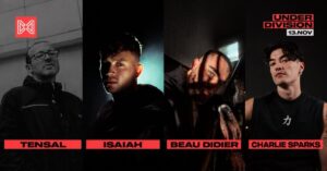 Público animado em evento de techno com artistas Charlie Sparks, Tensal, Beau Didier e Isaiah em São Paulo